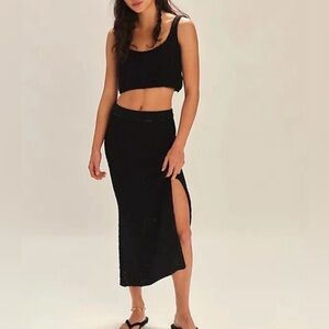 NWT Free People Havana Sweater Set in Black